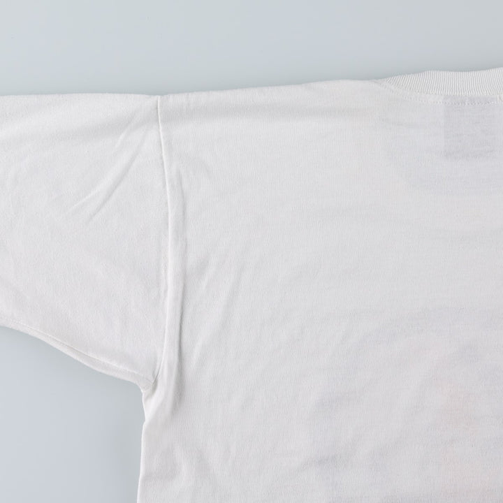 80'S College T-shirt, Men's Size M (approx.), Vintage unclear white type Vintage Second Hand