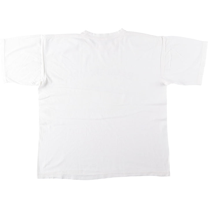 ADIN Printed T-Shirt, Made in USA, Men's Size XL cotton white type Vintage Second Hand