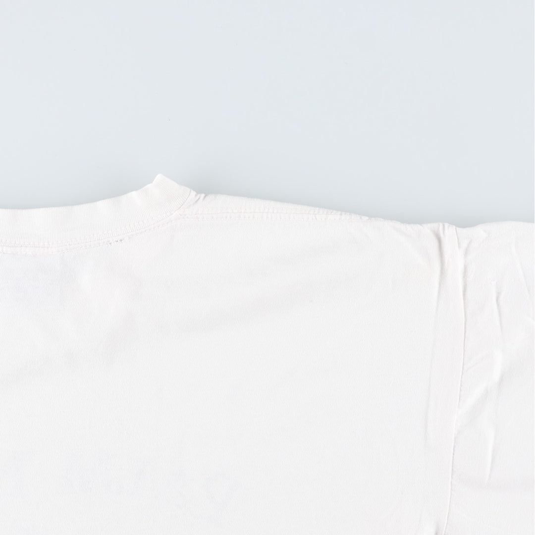 ADIN Printed T-Shirt, Made in USA, Men's Size XL cotton white type Vintage Second Hand