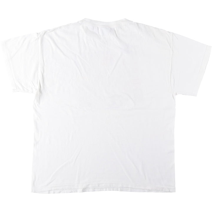 Vintage 90'S Peacock Print T-Shirt, Made in USA, Men's XL cotton white type Vintage Second Hand