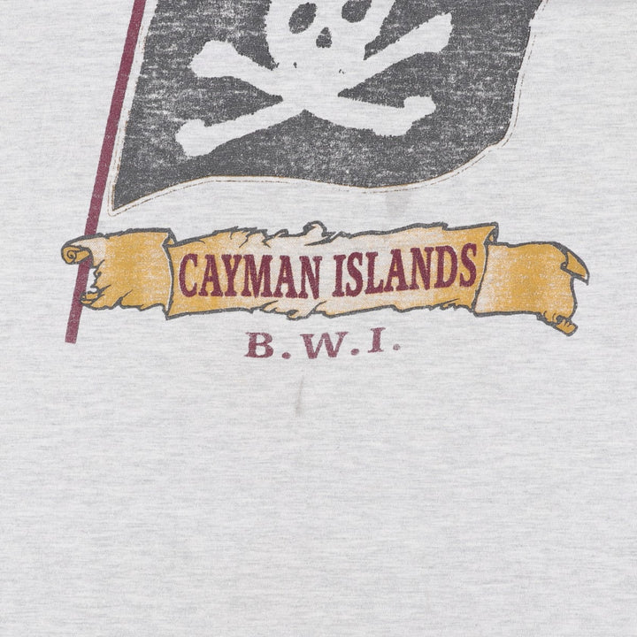 CHAMP Skull Pattern Print T-Shirt (Men's XXL equivalent) cotton white type Vintage Second Hand