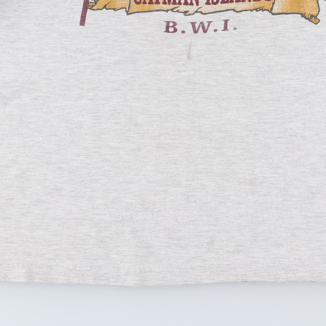 CHAMP Skull Pattern Print T-Shirt (Men's XXL equivalent) cotton white type Vintage Second Hand