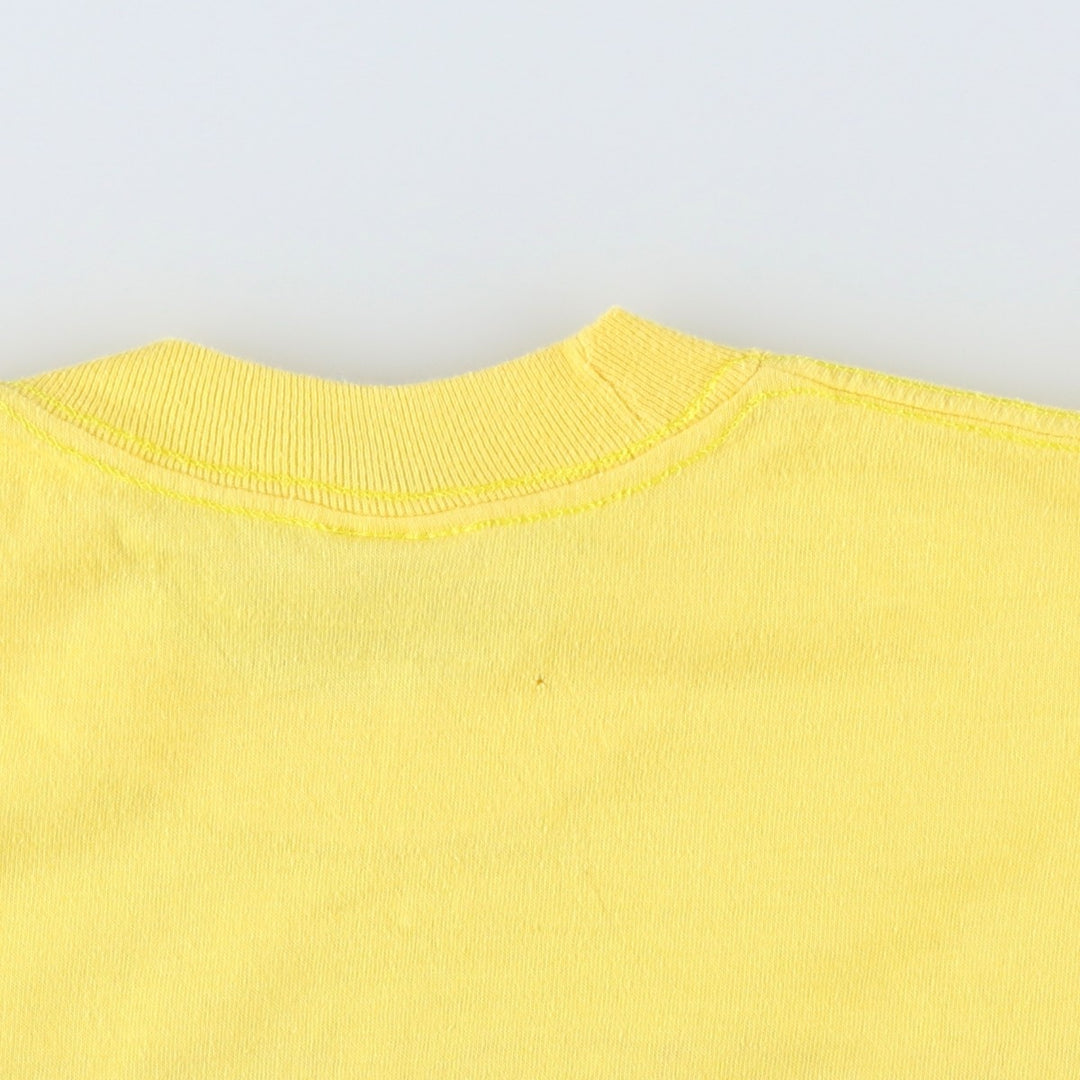 80'S SIGNAL Dragon Pattern Print T-Shirt, Made in USA, Men's Size L (approx.) cotton yellow type Vintage Second Hand