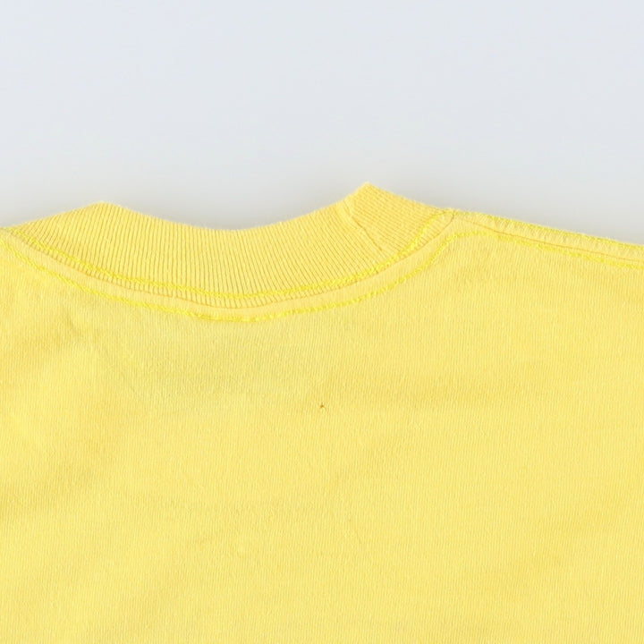 80'S SIGNAL Dragon Pattern Print T-Shirt, Made in USA, Men's Size L (approx.) cotton yellow type Vintage Second Hand