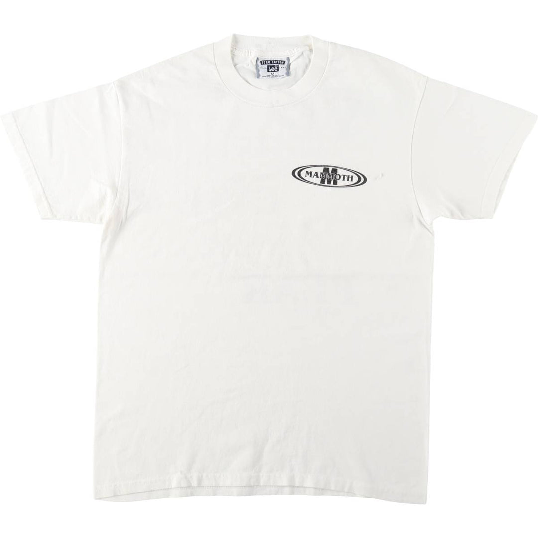 90'S Lee Total Cotton Religious Pattern Message Print T-Shirt, Made in USA, Men's Size M (approx.), Vintage cotton white type Vintage Second Hand