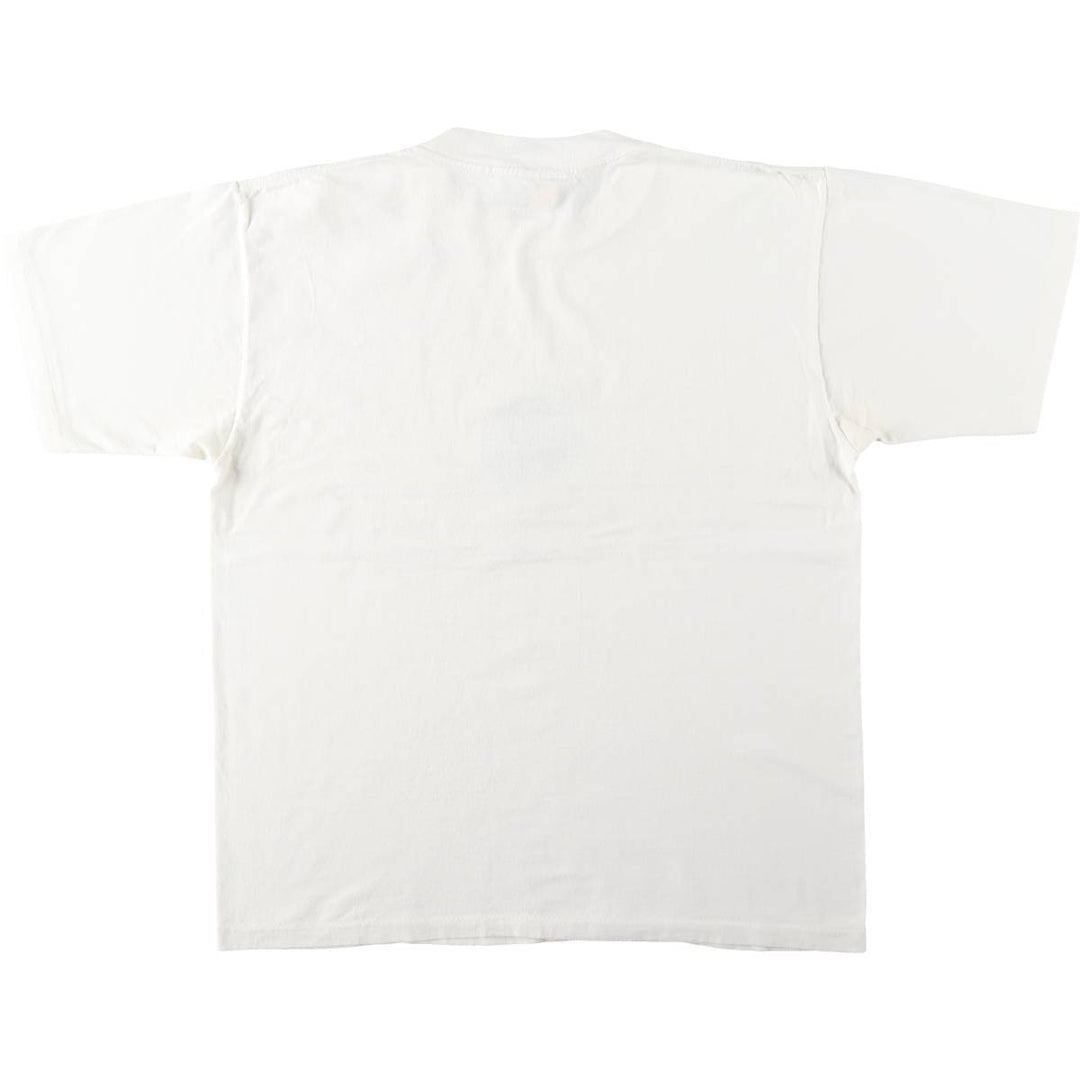80'S All Sport Print T-Shirt, Made in USA, Men's Size L (Equivalent), Vintage cotton white type Vintage Second Hand