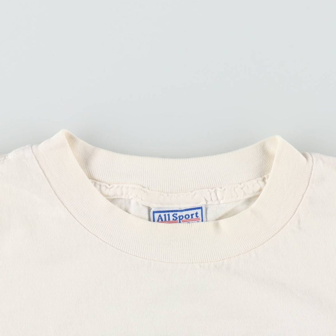 90'S All Sport Scott Adams Dilbert Art T-Shirt, Made in USA, Men's XL equivalent, Vintage cotton white type Vintage Second Hand