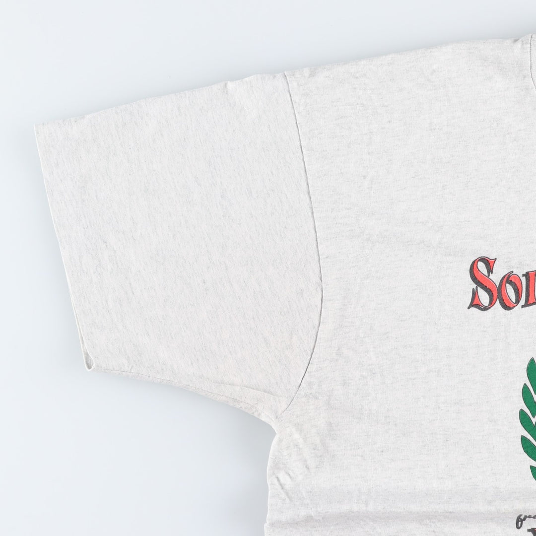 90'S Fruit of the Loom Something Special from Wisconsin Print T-Shirt, Made in USA, Men's XL equivalent. cotton gray type Vintage Second Hand