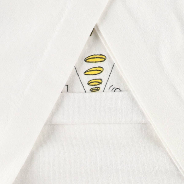 90'S Fruit of the Loom printed T-shirt, made in the USA, men's XL size, vintage cotton white type Vintage Second Hand