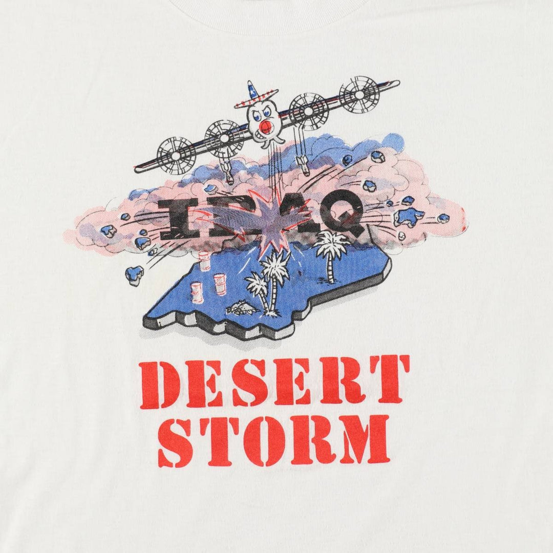 Vintage 1980'S Screen Stars print T-shirt, Made in USA, Men's XL cotton white type Vintage Second Hand