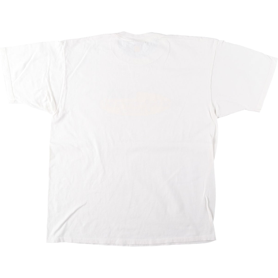 90'S Gildan Printed T-shirt Made in Canada Men's XL Vintage cotton white type Vintage Second Hand