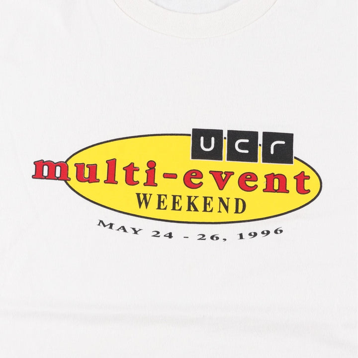 90'S Gildan Printed T-shirt Made in Canada Men's XL Vintage cotton white type Vintage Second Hand