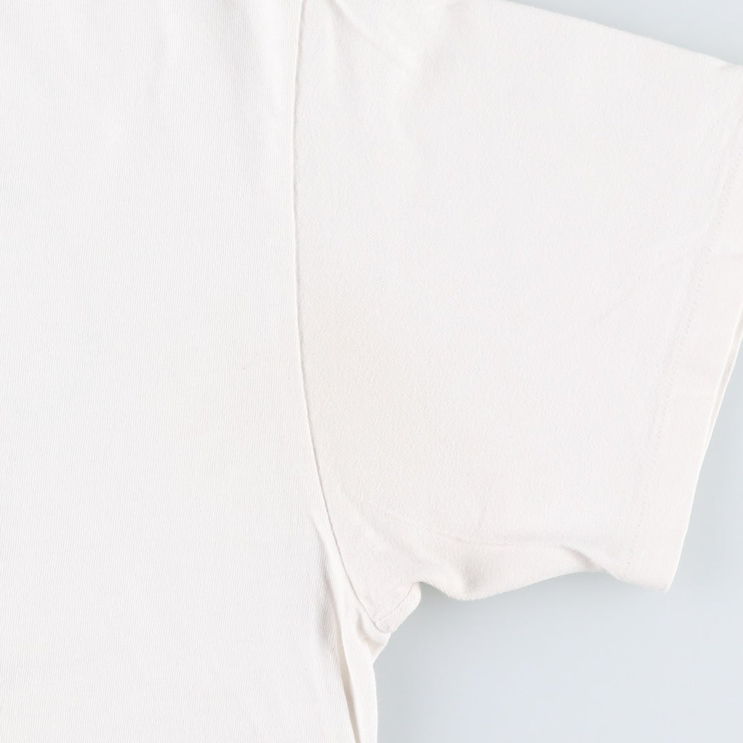 90'S Hanes BEEFY-T O'Gara's advertising T-shirt, Made in USA, Men's size L (approx.) cotton white type Vintage Second Hand