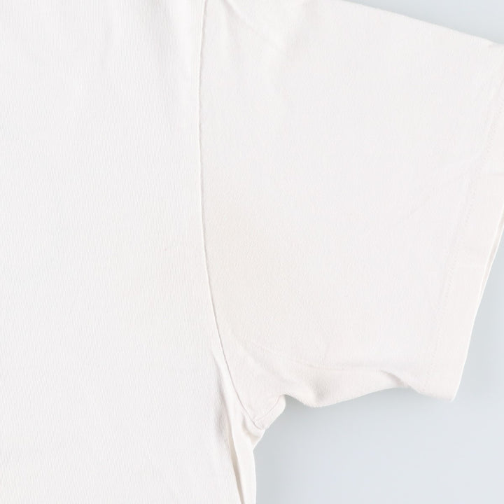 90'S Hanes BEEFY-T O'Gara's advertising T-shirt, Made in USA, Men's size L (approx.) cotton white type Vintage Second Hand