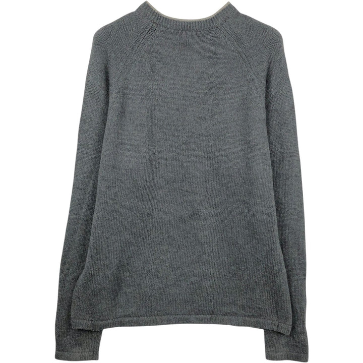 Vintage 90s-00'S Timberland cotton knit sweater, size L, men's cotton gray type Vintage Second Hand