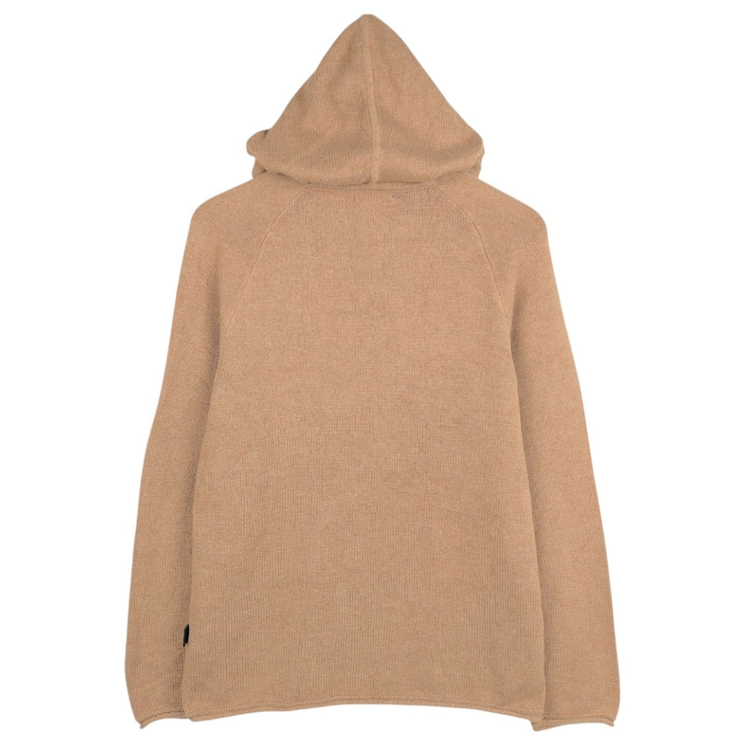 Patagonia 50865FA20 Cotton Knit Hoodie, Men's Size S (approx.) cotton Khaki type beige Vintage Second Hand