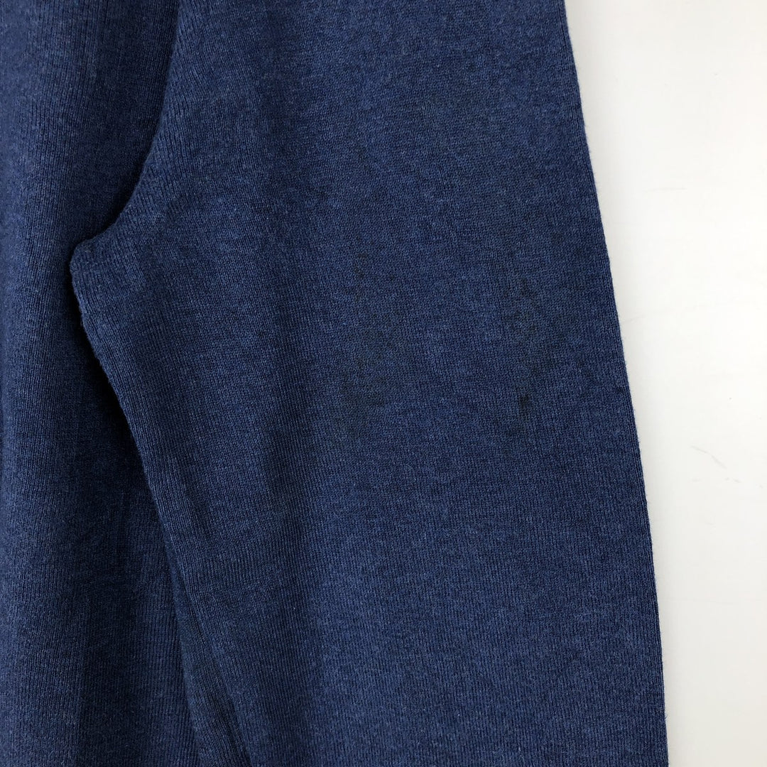 Ralph Lauren POLO RALPH LAUREN V-neck Pima cotton knit sweater, men's size L Pima Cotton blue type Vintage Second Hand