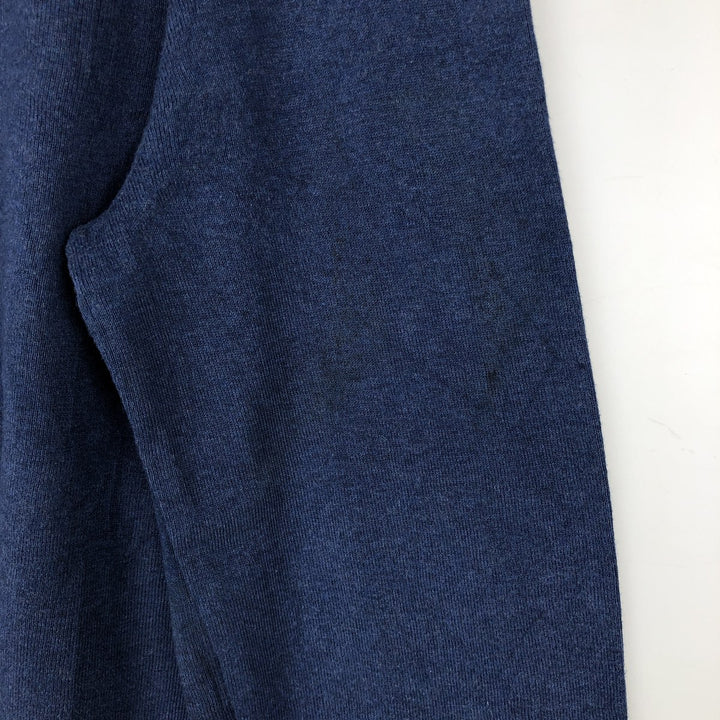 Ralph Lauren POLO RALPH LAUREN V-neck Pima cotton knit sweater, men's size L Pima Cotton blue type Vintage Second Hand