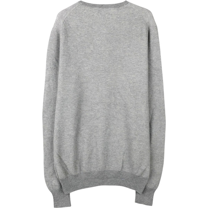Ralph Lauren POLO RALPH LAUREN Pima cotton knit sweater, men's size M cotton gray type Vintage Second Hand