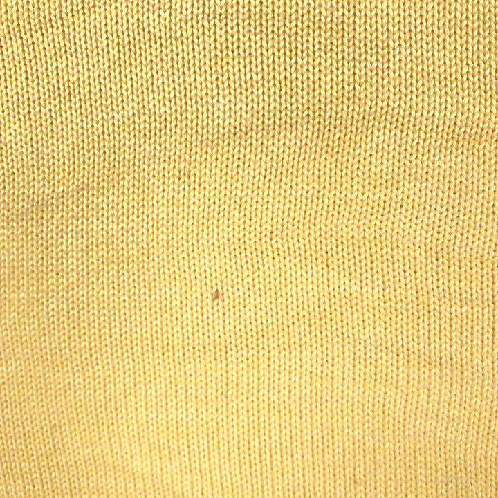 Brooks Brothers cotton knit sweater, men's size L (equivalent) cotton yellow type Vintage Second Hand