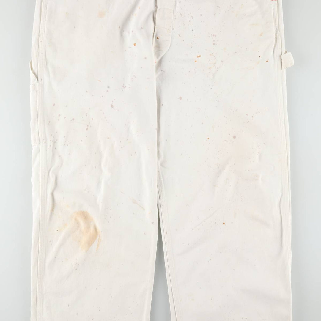 Big Yank denim overalls, made in the USA, men's size W39 (approx.). cotton white type Vintage Second Hand