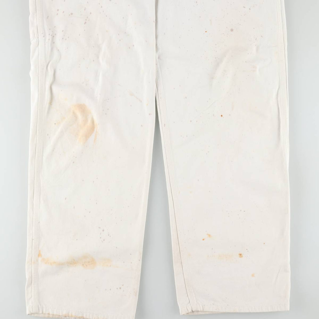 Big Yank denim overalls, made in the USA, men's size W39 (approx.). cotton white type Vintage Second Hand