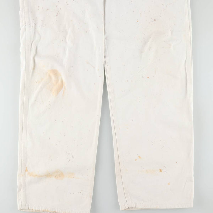 Big Yank denim overalls, made in the USA, men's size W39 (approx.). cotton white type Vintage Second Hand