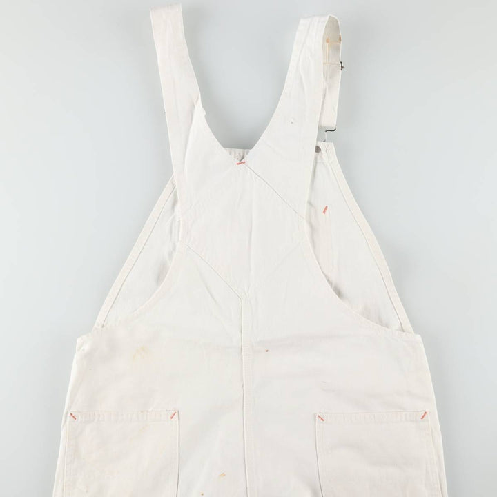 Big Yank denim overalls, made in the USA, men's size W39 (approx.). cotton white type Vintage Second Hand