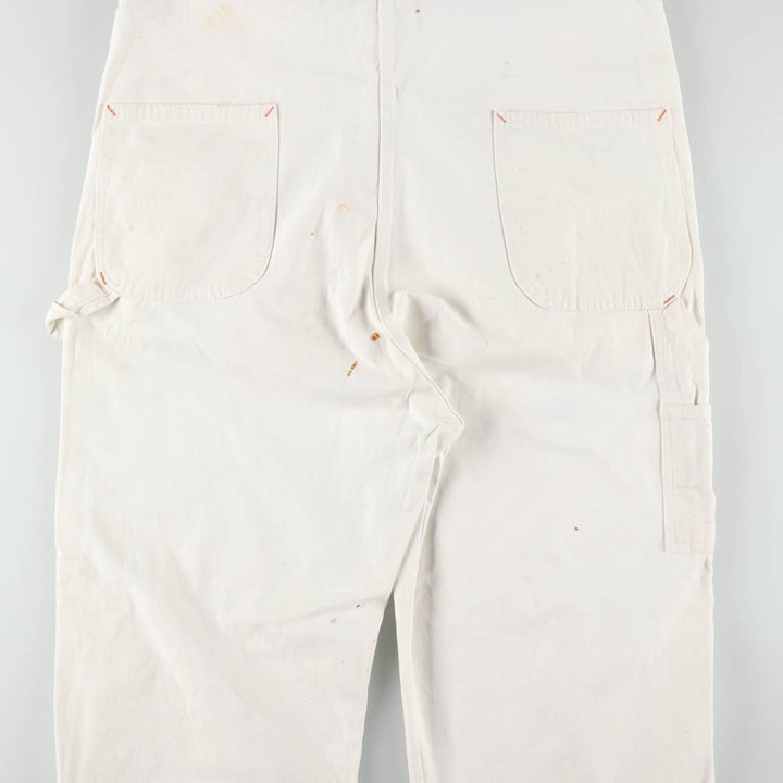 Big Yank denim overalls, made in the USA, men's size W39 (approx.). cotton white type Vintage Second Hand