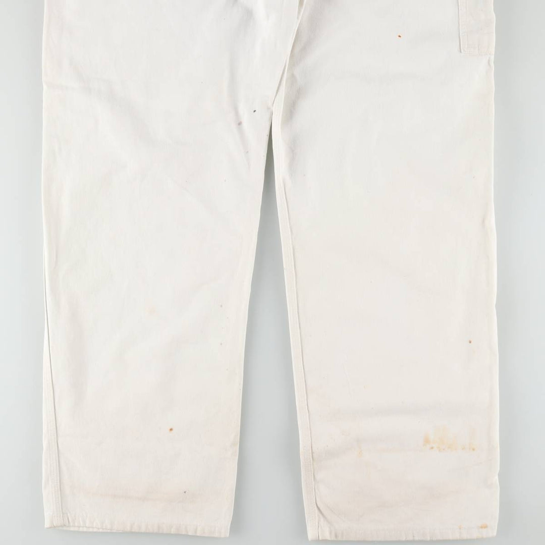 Big Yank denim overalls, made in the USA, men's size W39 (approx.). cotton white type Vintage Second Hand