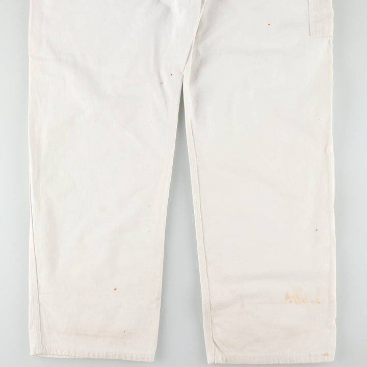 Big Yank denim overalls, made in the USA, men's size W39 (approx.). cotton white type Vintage Second Hand