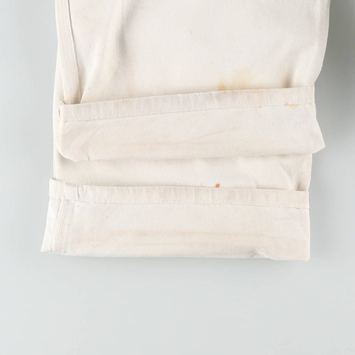 Big Yank denim overalls, made in the USA, men's size W39 (approx.). cotton white type Vintage Second Hand