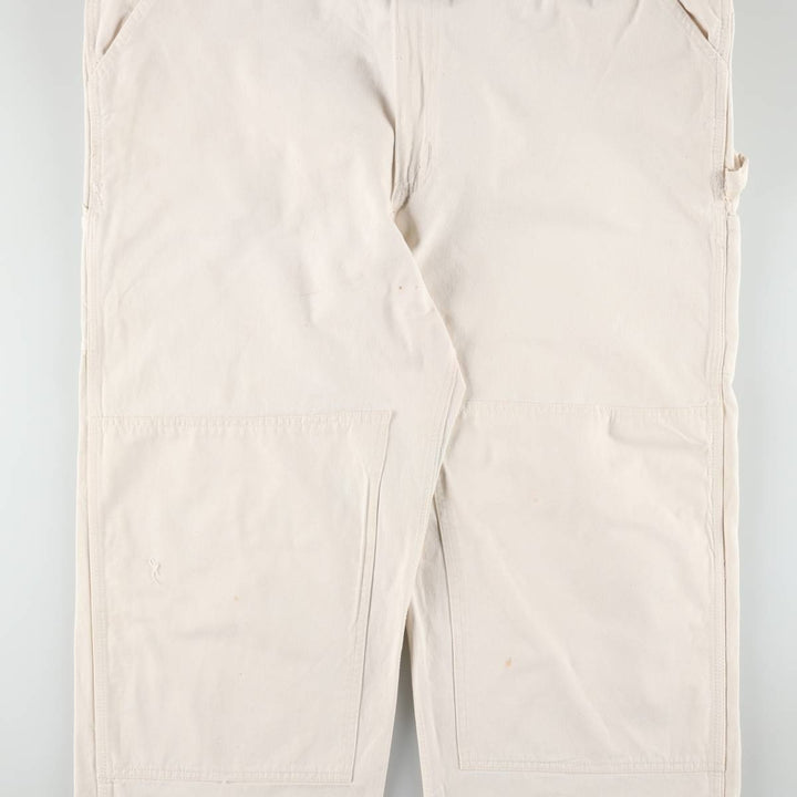 Carhartt denim overalls, men's size W46 (approx.) unclear white type Vintage Second Hand