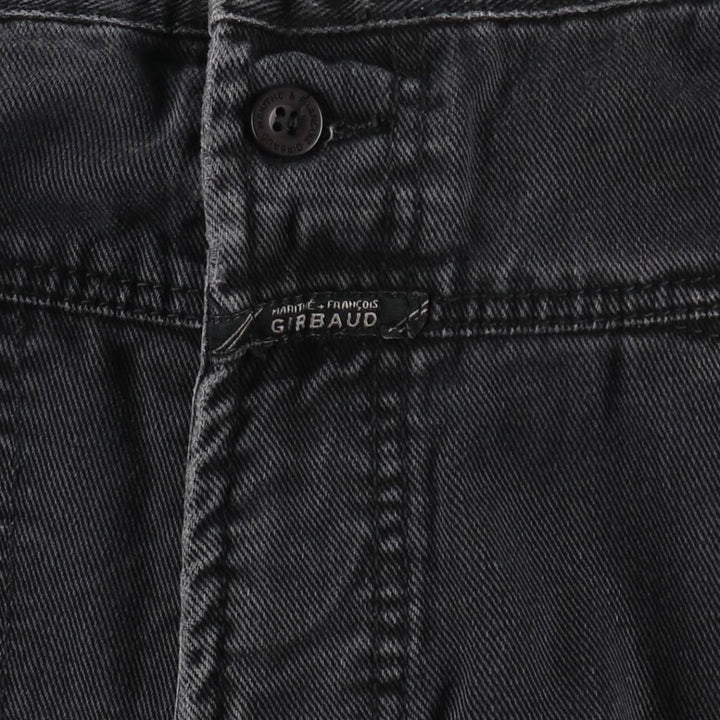 Marithé François Girbaud BLUE BRAND X AUTHENTIC FIT Black Denim Tapered Denim Pants (Men's W39 equivalent) cotton black type Vintage Second Hand