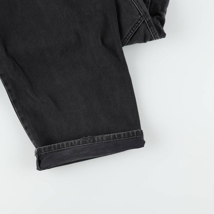 Marithé François Girbaud BLUE BRAND X AUTHENTIC FIT Black Denim Tapered Denim Pants (Men's W39 equivalent) cotton black type Vintage Second Hand
