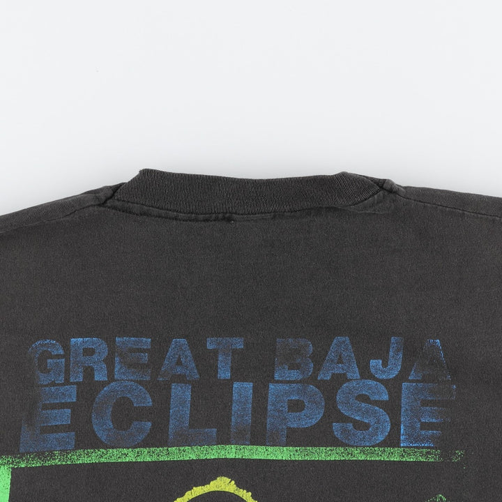 Vintage printed T-shirt from the 1990s, equivalent to men's size L. unclear black type Vintage Second Hand
