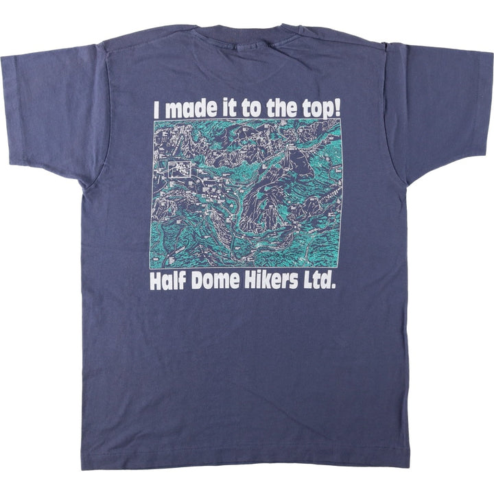~90'S Yosemite National Park Print T-Shirt, Men's Size M (Equivalent), Vintage unclear navy blue type Vintage Second Hand