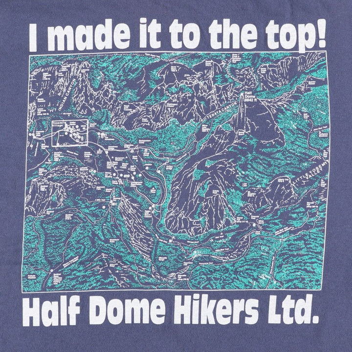 ~90'S Yosemite National Park Print T-Shirt, Men's Size M (Equivalent), Vintage unclear navy blue type Vintage Second Hand