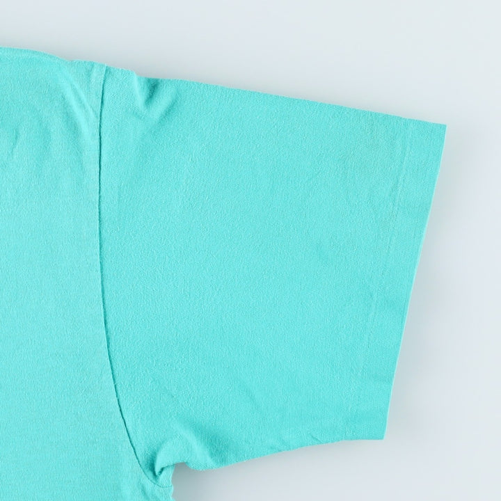 90'S Hanes BEEFY-T Blue Tag Souvenir T-Shirt, Made in USA, Men's XL Equivalent, Vintage cotton Emerald green Vintage Second Hand