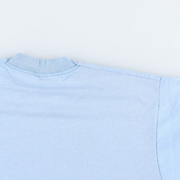 80s-90'S Screen Stars Best Print T-Shirt, Made in USA, Men's XL equivalent, Vintage cotton Blue type light blue Vintage Second Hand