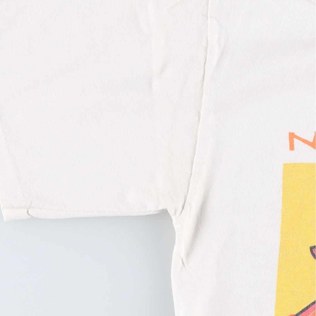 90'S All Sport Events Print T-Shirt, Men's Size S (approx.), Vintage cotton white type Vintage Second Hand