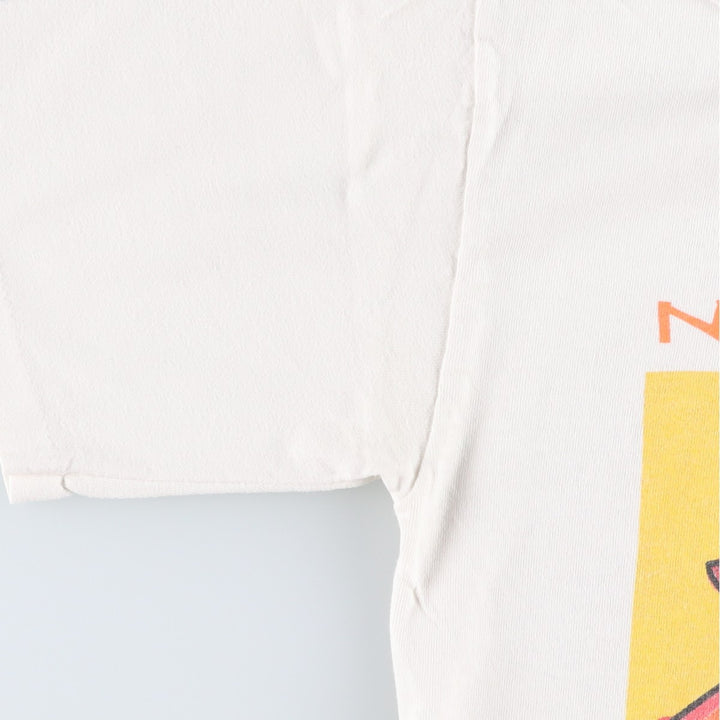90'S All Sport Events Print T-Shirt, Men's Size S (approx.), Vintage cotton white type Vintage Second Hand