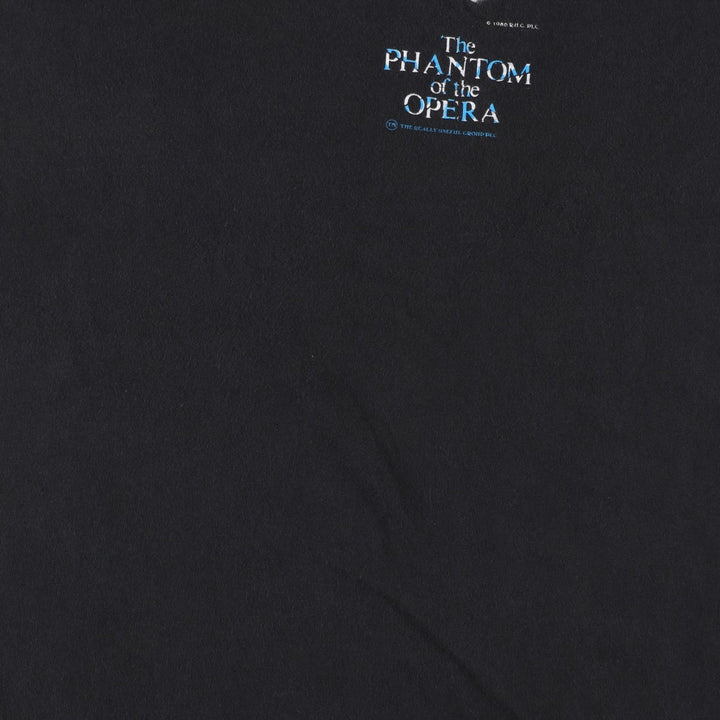 Touch of Gold The Phantom of the Opera Print T-Shirt (Men's XL equivalent) cotton black type Vintage Second Hand