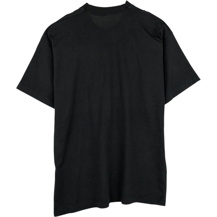 90'S LUXOTTICA Advertising T-Shirt, Men's XL equivalent, Vintage unclear black type Vintage Second Hand