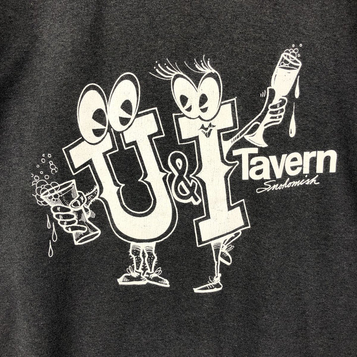 80s-90'S Stedman AGSPALDING and BROS sKetChboOok3 Advertising T-Shirt, Made in USA, Men's Size L (Equivalent), Vintage polyester Charcoal Vintage Second Hand