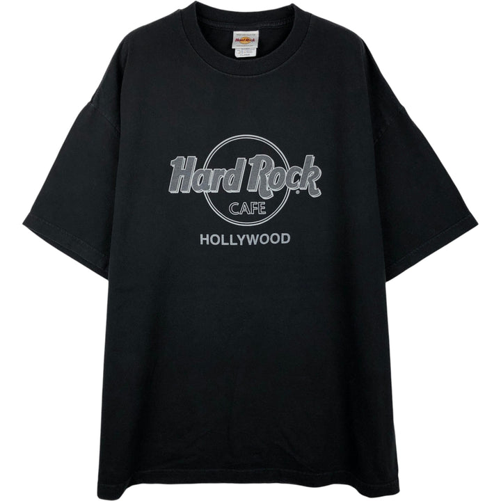 90'S HARD ROCK CAFE Hard Rock Cafe Advertising T-shirt Men's XL Vintage cotton black type Vintage Second Hand
