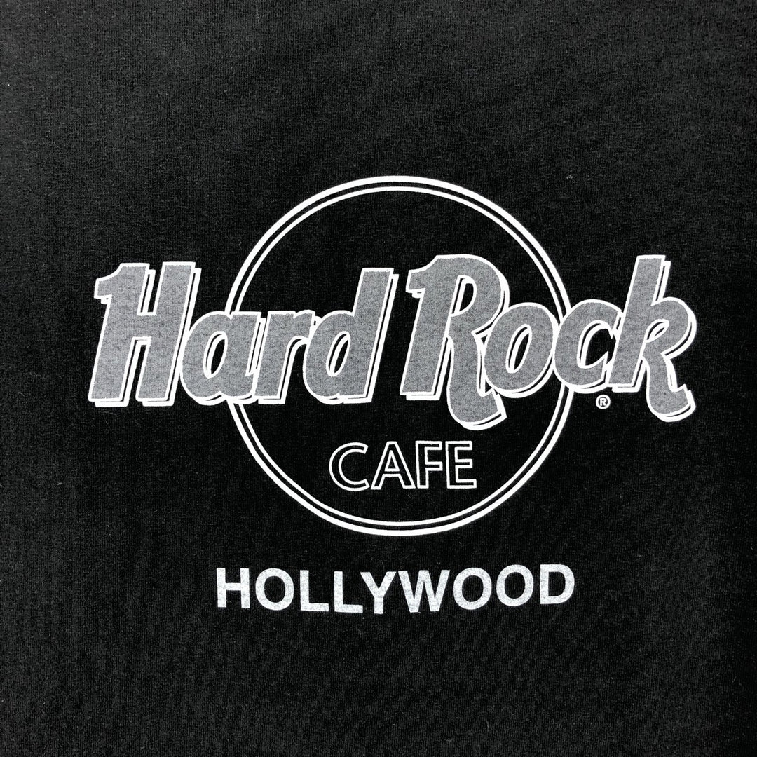 90'S HARD ROCK CAFE Hard Rock Cafe Advertising T-shirt Men's XL Vintage cotton black type Vintage Second Hand