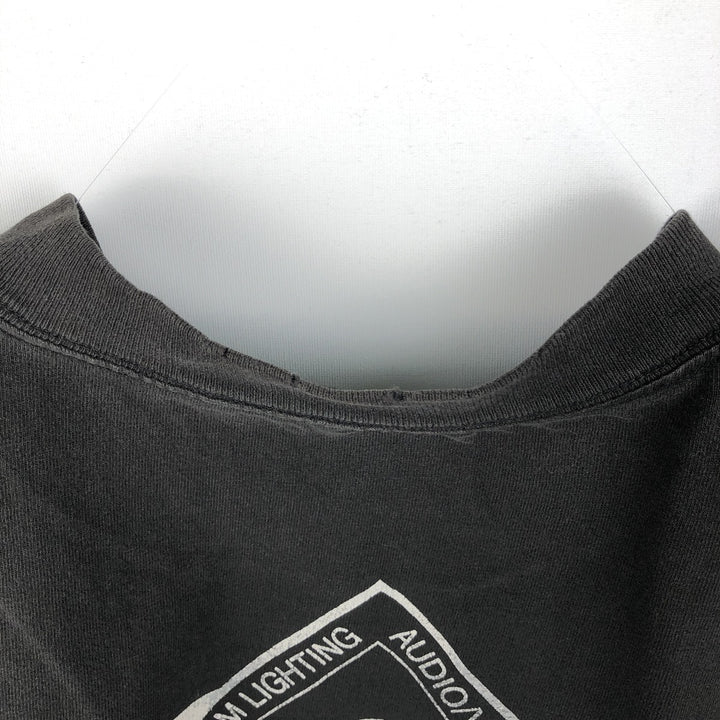 90'S ONEITA Advertising T-Shirt, Made in USA, Men's XL, Vintage cotton black type Vintage Second Hand