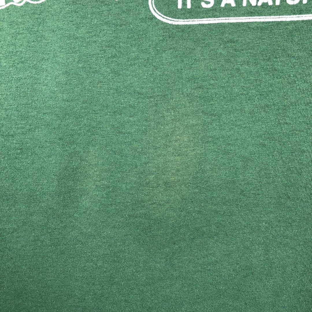 90'S Hanes HEAVYWEIGHT 50 cotton green type Vintage Second Hand