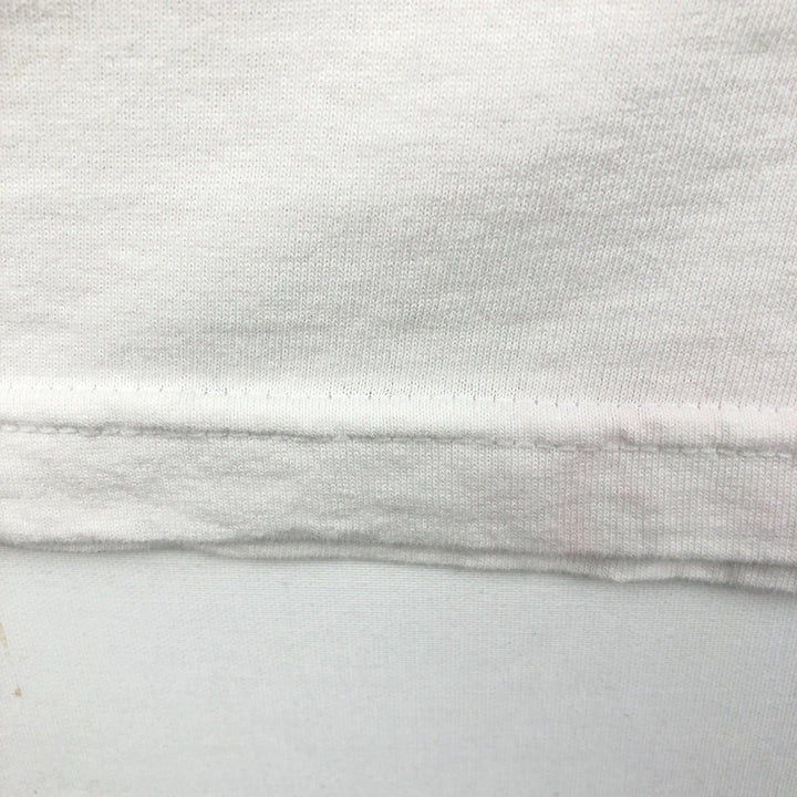 90'S TULTEX NASCAR Advertising T-Shirt, Men's XL equivalent, Vintage cotton white type Vintage Second Hand